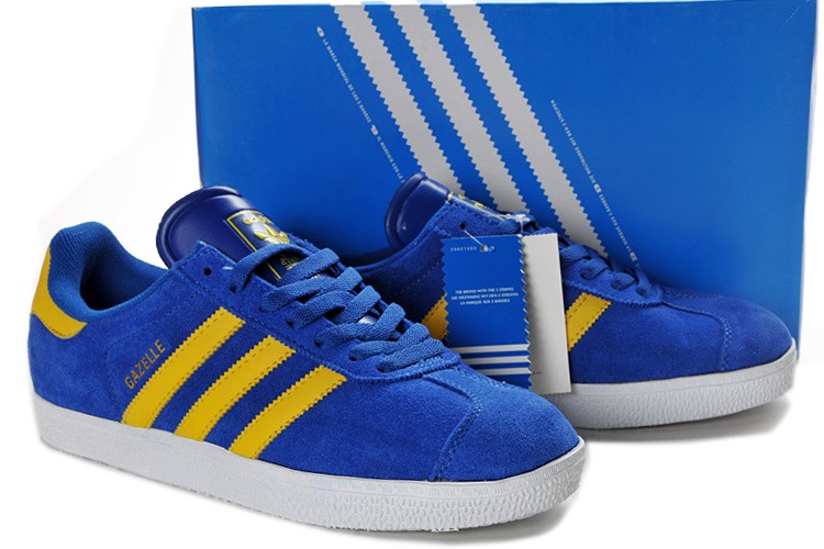 adidas gazelle bleu jaune