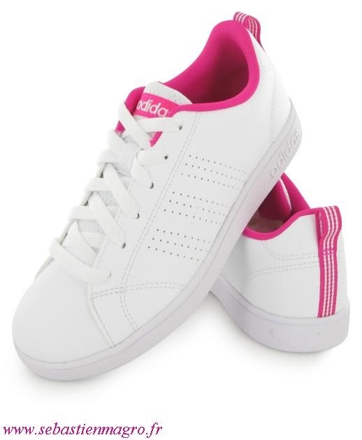 adidas neo blanc rose une vente de liquidation de prix bas Adidas Neo Coneo Qt Blanc Rose F38409 Baskets Casual Danse