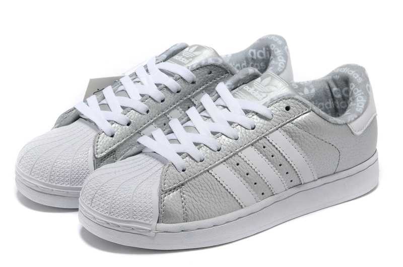 adidas superstar blanche et grise