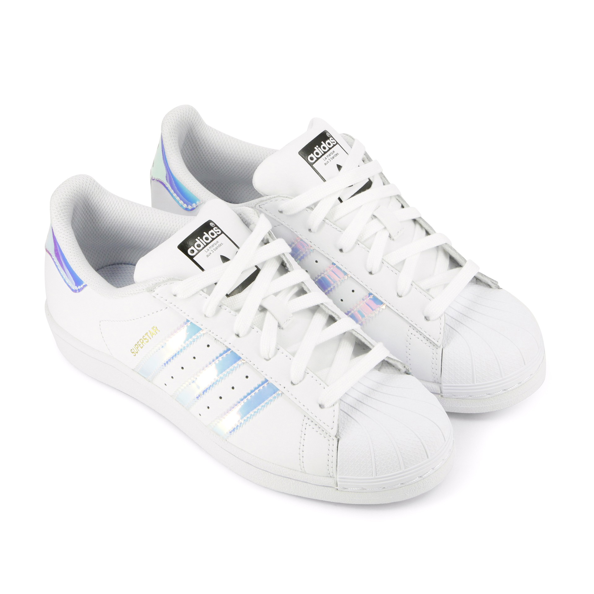 adidas superstar femme blanc laser