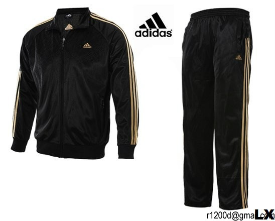 jogging adidas noir et or