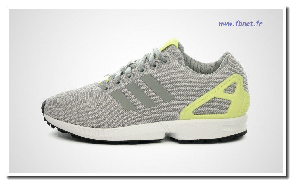 zx flux noir et jaune fluo