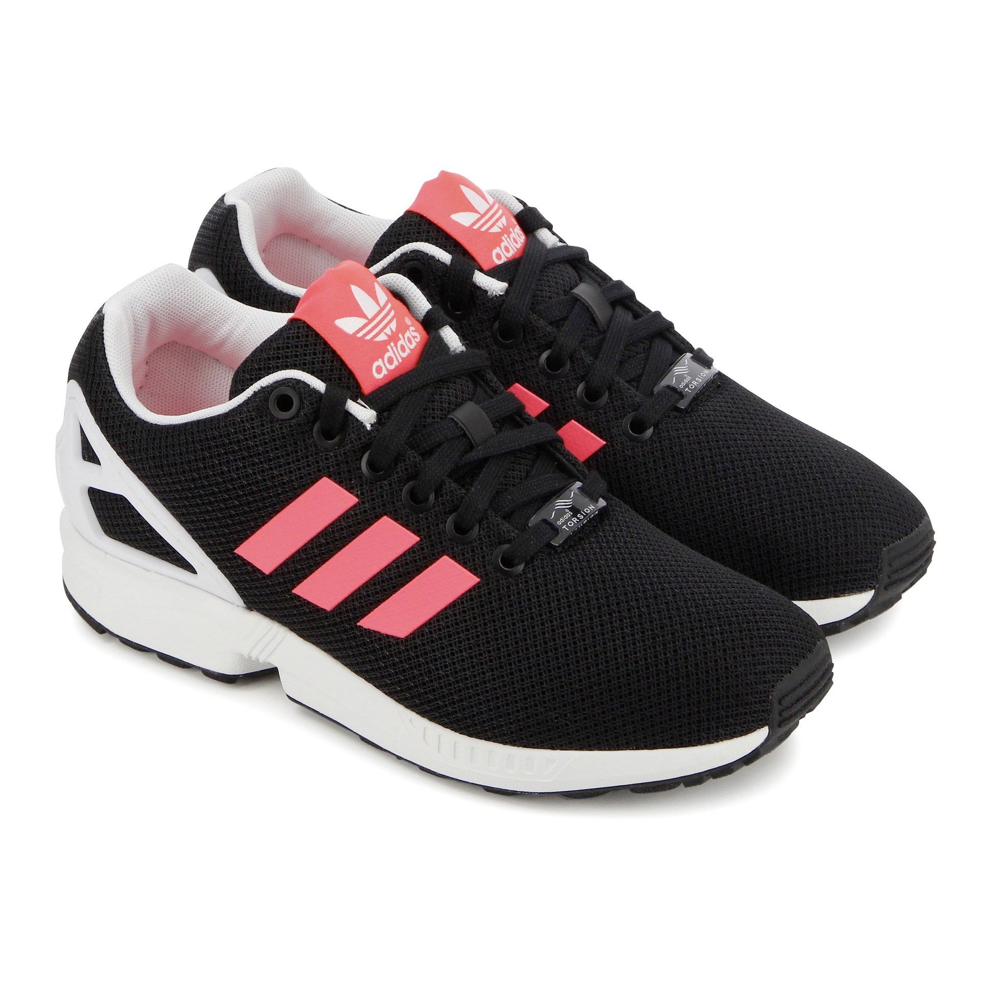 zx flux noir et rose pas cher