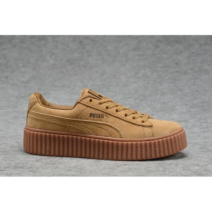 chaussure puma homme brun